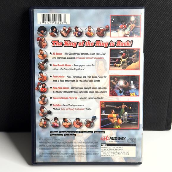 Ready 2 Rumble Boxing: Round 2 (Sony PlayStation 2, 2000) Complete CIB PS2 - Picture 2 of 7
